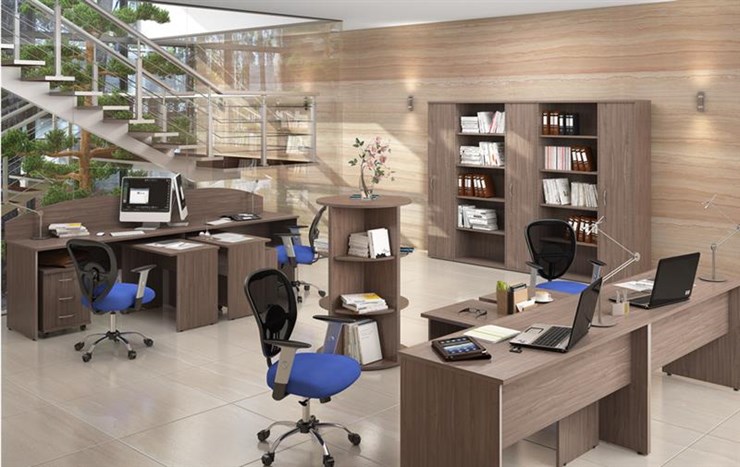 Офисный комплект мебели IMAGO четыре рабочих места, стол для переговоров в Омске - изображение 6